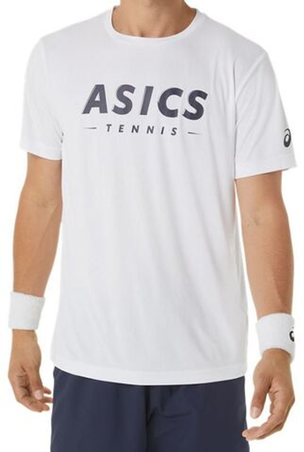 Мужская теннисная футболка Asics Court Tennis Graphic tee - белый