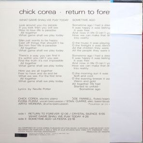 Chick Corea / Return To Forever (LP)