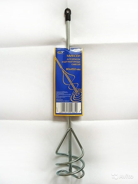 Миксер Сибртех из оцинкованной стали, 100/450мм