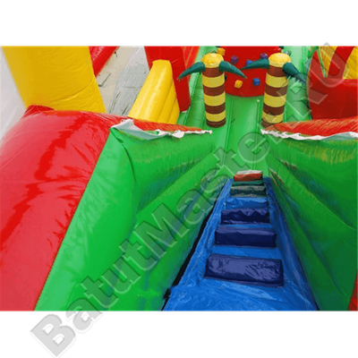 Коммерческий надувной батут "Радуга 2" 14*7*6 м