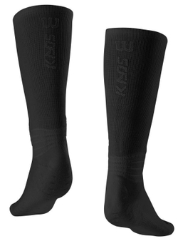 Теннисные носки Wilson Men's Kaos Crew Sock 1P - black/black
