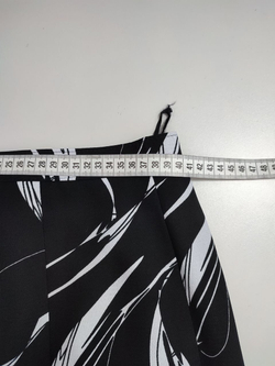 Юбка черная с принтом 48-50 размер