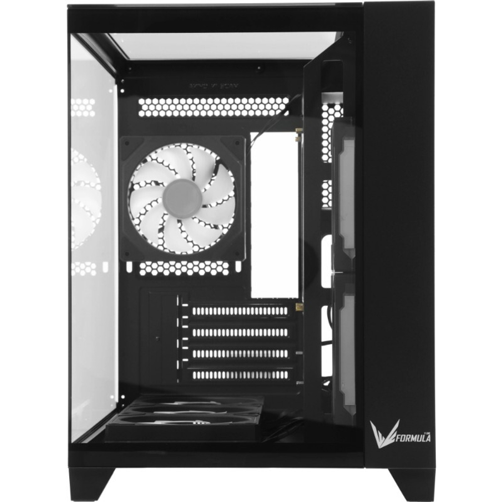 Корпус Formula V Line Crystal Z9M Black, mATX, без БП