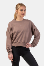 Худи LOOSE FIT SWEATSHIRT "FEELING GOOD" 420 Коричневая