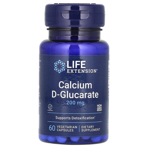 Life Extension Calcium D-glucarate 200 mg 60 caps.