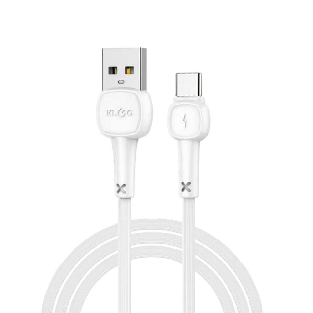 Кабель USB x TypeC -1 м. KLGO S-8D (2.4A)