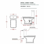 Унитаз напольный Artceram CIVITAS CIV004 03 00 черный