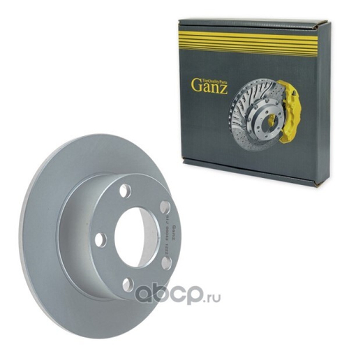 Диск тормозной задний Volkswagen Passat (96-) (245x10) (GANZ)