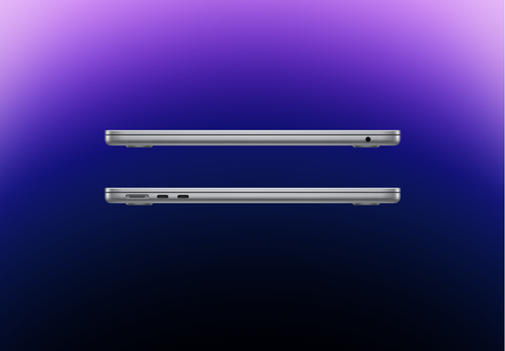 Ноутбук Apple MacBook Air 13.6&quot; (M2, 8 Gb, 512 Gb SSD) Серый космос (MLXX3)