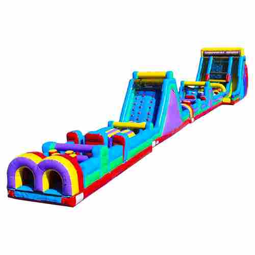 Надувная полоса препятствий для тимбилдинга «Адреналин-Шоу», 20×3×4 м