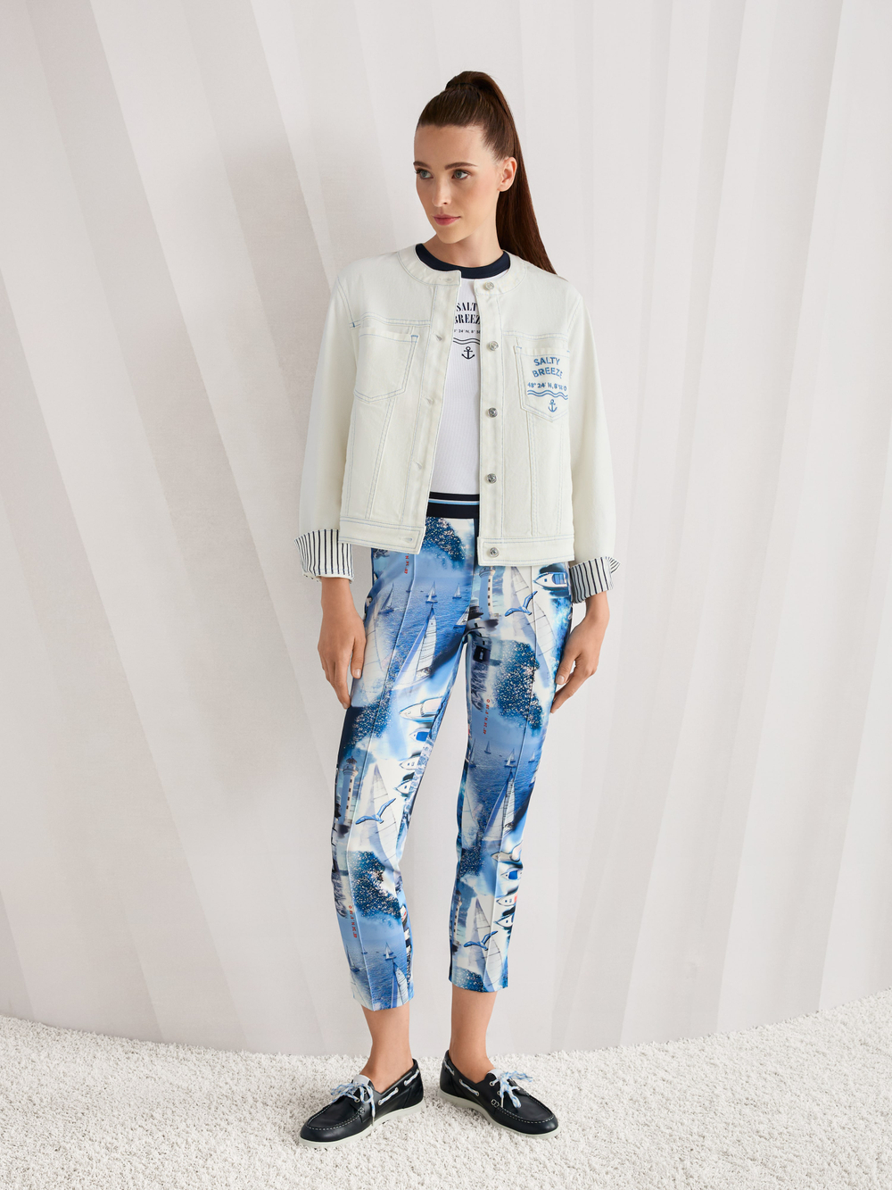 Джинсовая куртка из хлопка