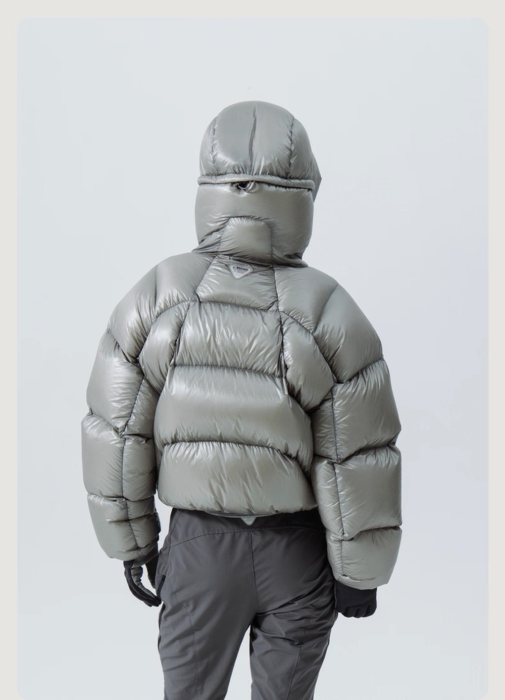 Лёгкий женский пуховик Nothomme Blue Lightweight Hooded Women’s Down Jacket