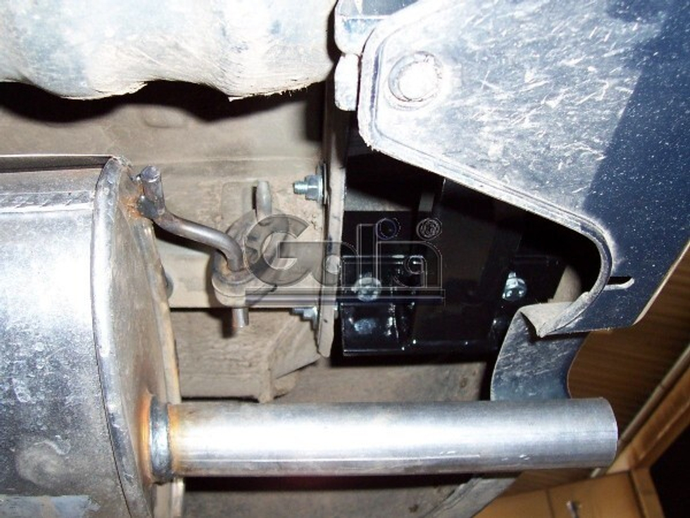 Фаркоп оцинкованный Galia H015A для Honda Civic универсал 1996-2000(паспорт и сертификат в комплекте)(без электрики)