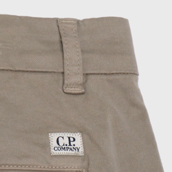 Брюки C.P. Company Stretch Satin Lens Cargo Silver Sage