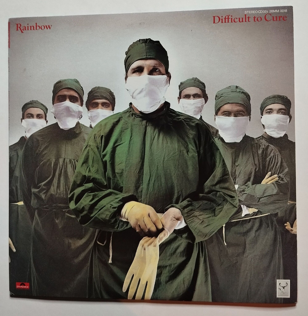 Винтажная виниловая пластинка LP Rainbow Difficult To Cure (Japan 1981) (No Obi) NM