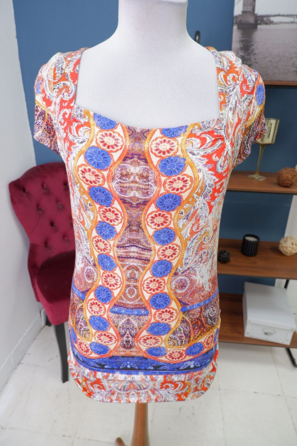 Футболка Kapalua с принтом 42 размер, новая