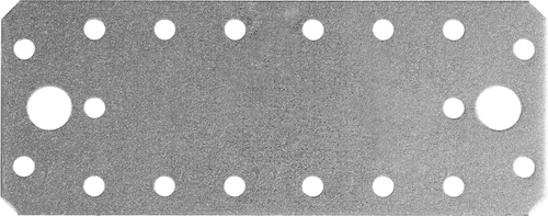 ЗУБР КП-2.0, 140 x 55 x 2 мм, цинк, крепежная пластина (310236-140-55)