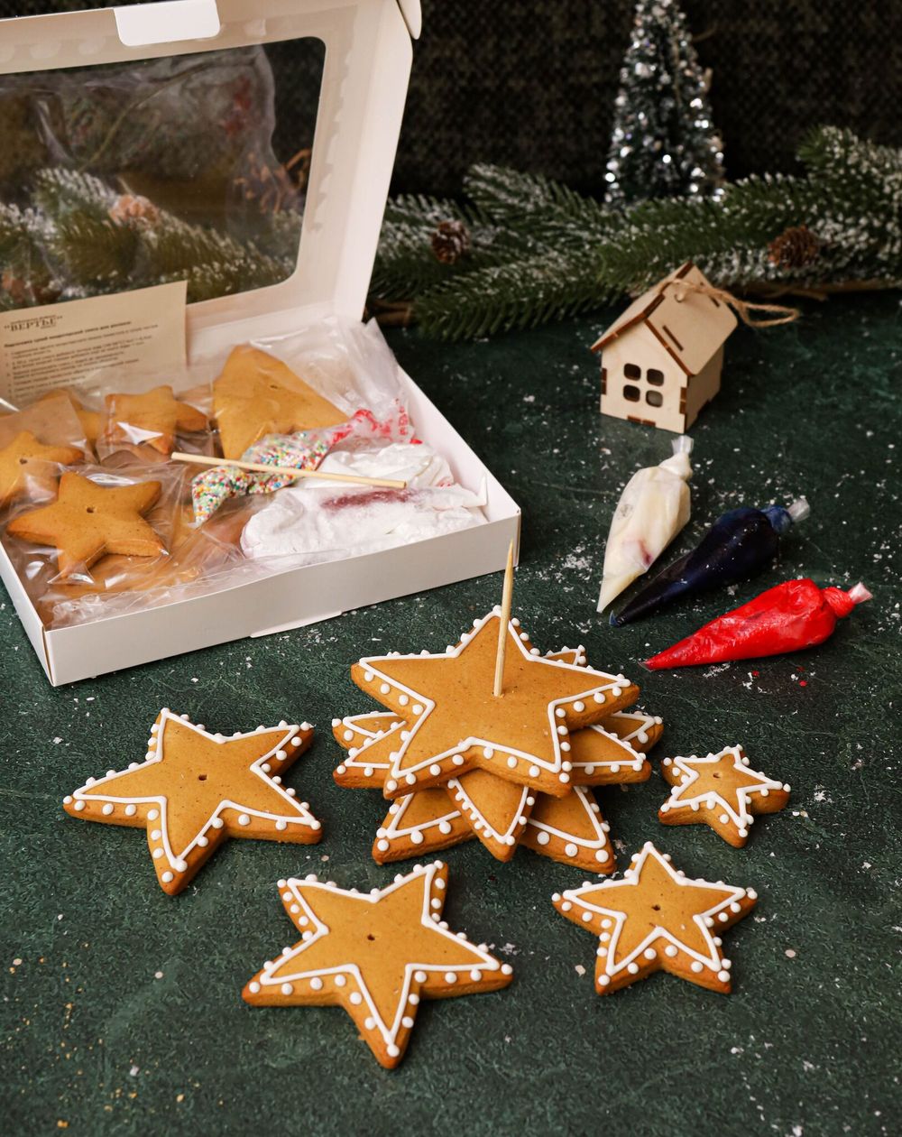 Имбирные пряники "Человечки" - 4 шт.