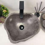 Раковина из речного камня RS-63884 (42*35*15) 0120