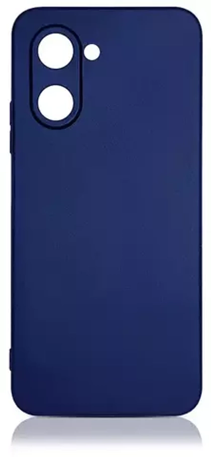 Силиконовый чехол для Realme C33 blue DF