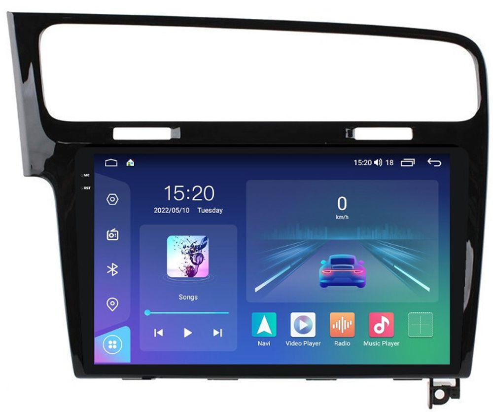 Магнитола для Volkswagen Golf 7 2012-2020 - Parafar PF257LUX2U2K на Android 13, QLED+2K, ТОП процессор, 8Гб+128Гб, CarPlay, 4G SIM-слот