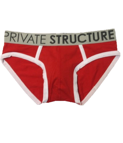 Мужские трусы брифы Private Structure Spectrum Low Rise Brief RED PST0018