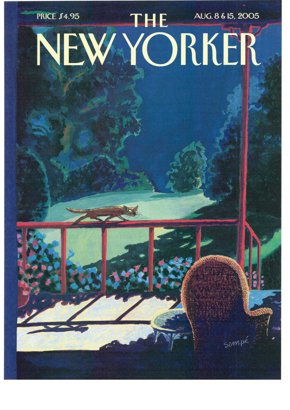 Постер журнала The New Yorker 08-08-2005