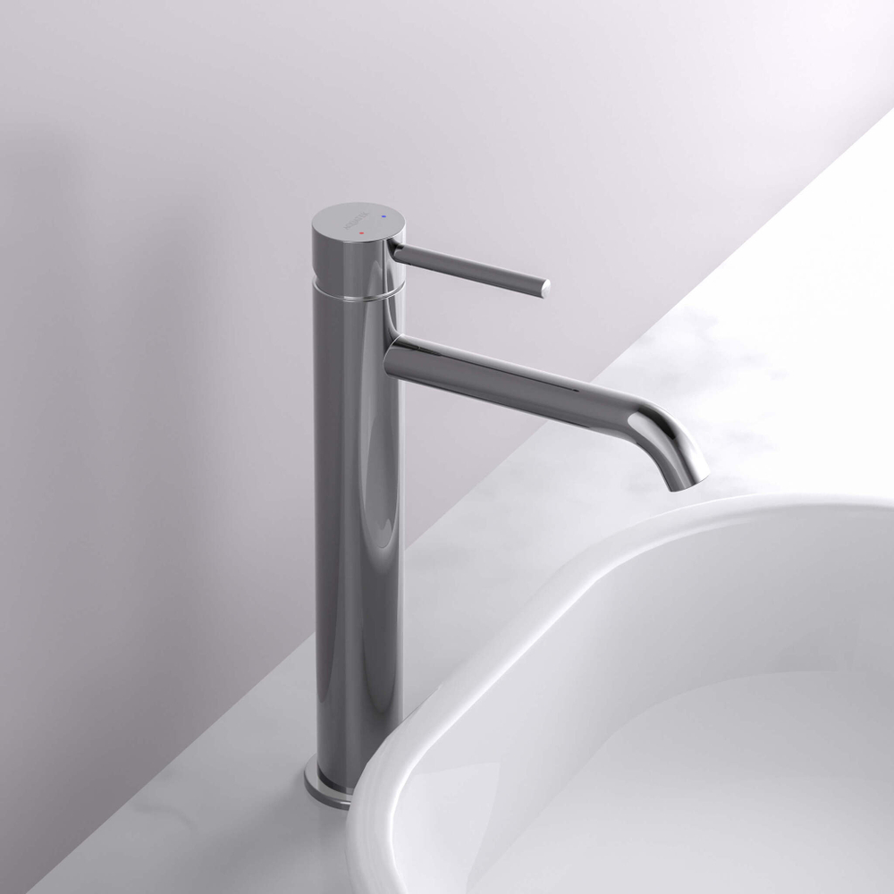 Смеситель для раковины 215, без донного клапана AQUATEK AQ1304CR ЕВРОПА