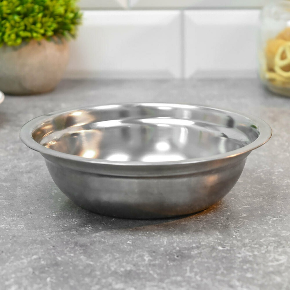 Миска 16см глубокая 0,6л, нерж сталь