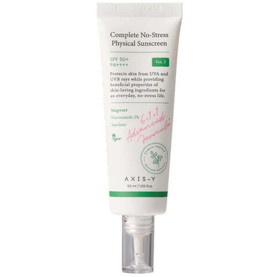 AXIS-Y Лёгкий минеральный санскрин Complete No-Stress Physical Sunscreen V. 3 SPF50+ PA++++ (50 мл)