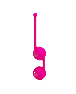Ярко-розовые вагинальные шарики Kegel Tighten Up III