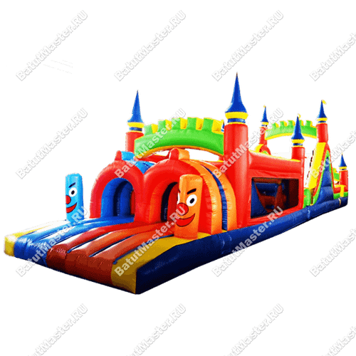 Надувная полоса препятствий "Нарвская крепость"