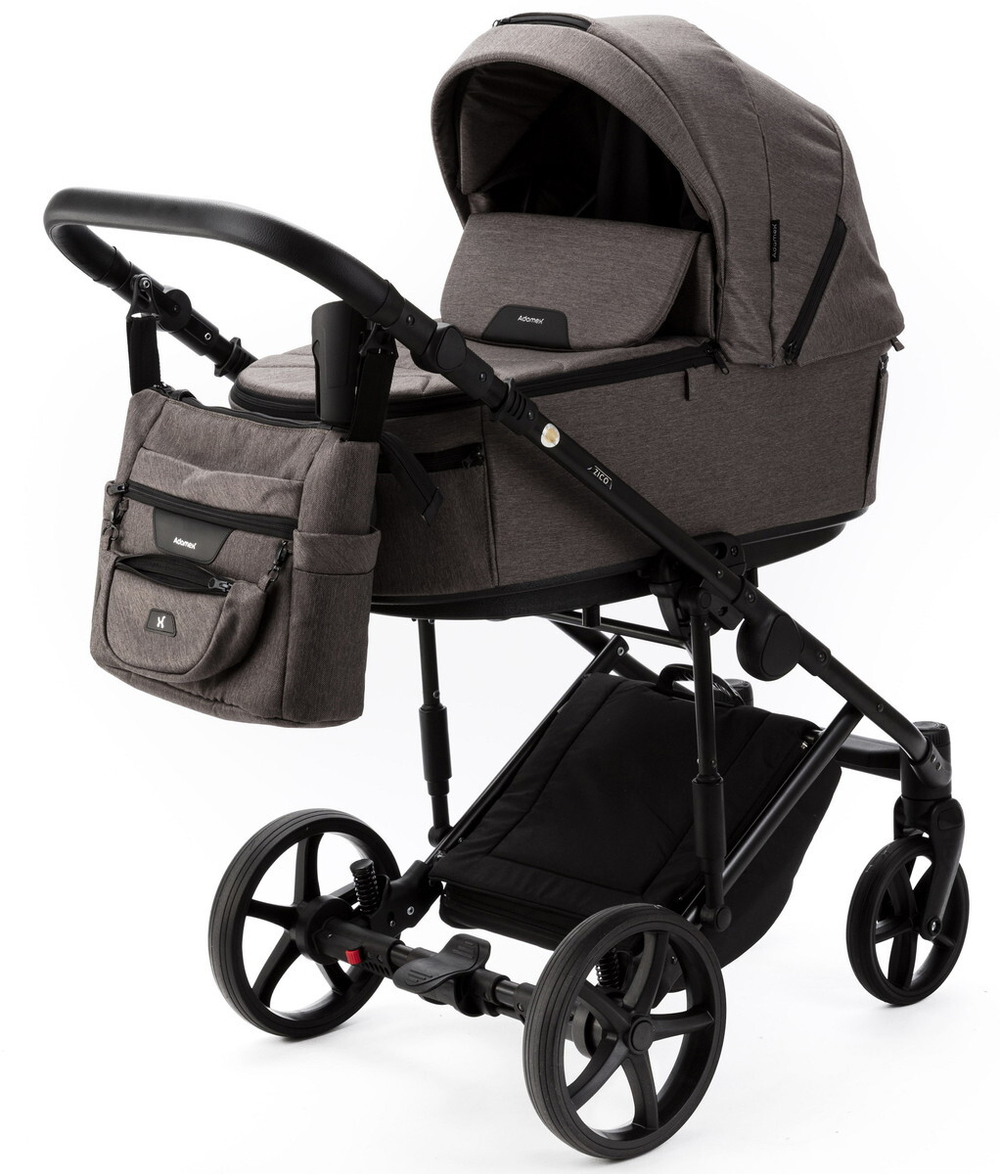 Детская коляска Adamex Zico New 2 в 1 ZN-TK21 TIP (ТЕМНО-БЕЖЕВЫЙ)