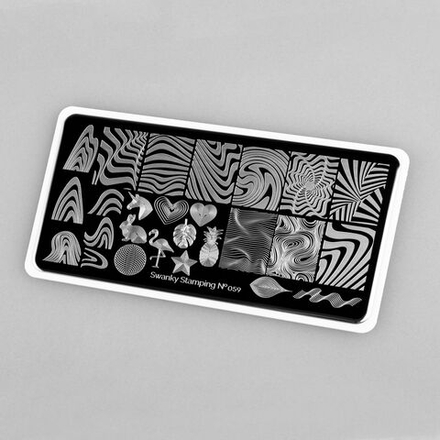 Swanky Stamping Пластина для стемпинга 059