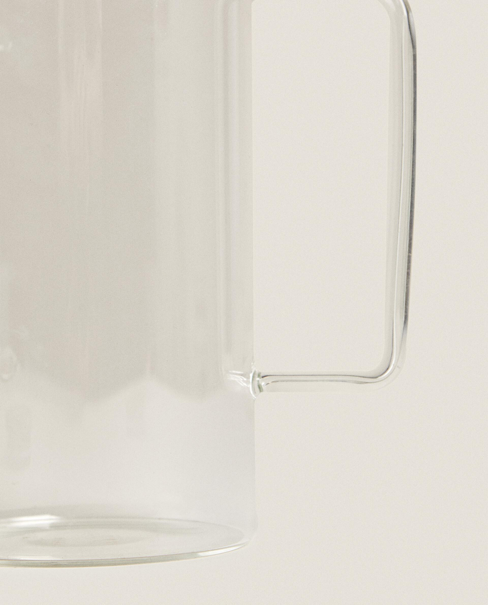 Zara Home кувшин из боросиликатного стекла, цвет прозрачный, 20 см
