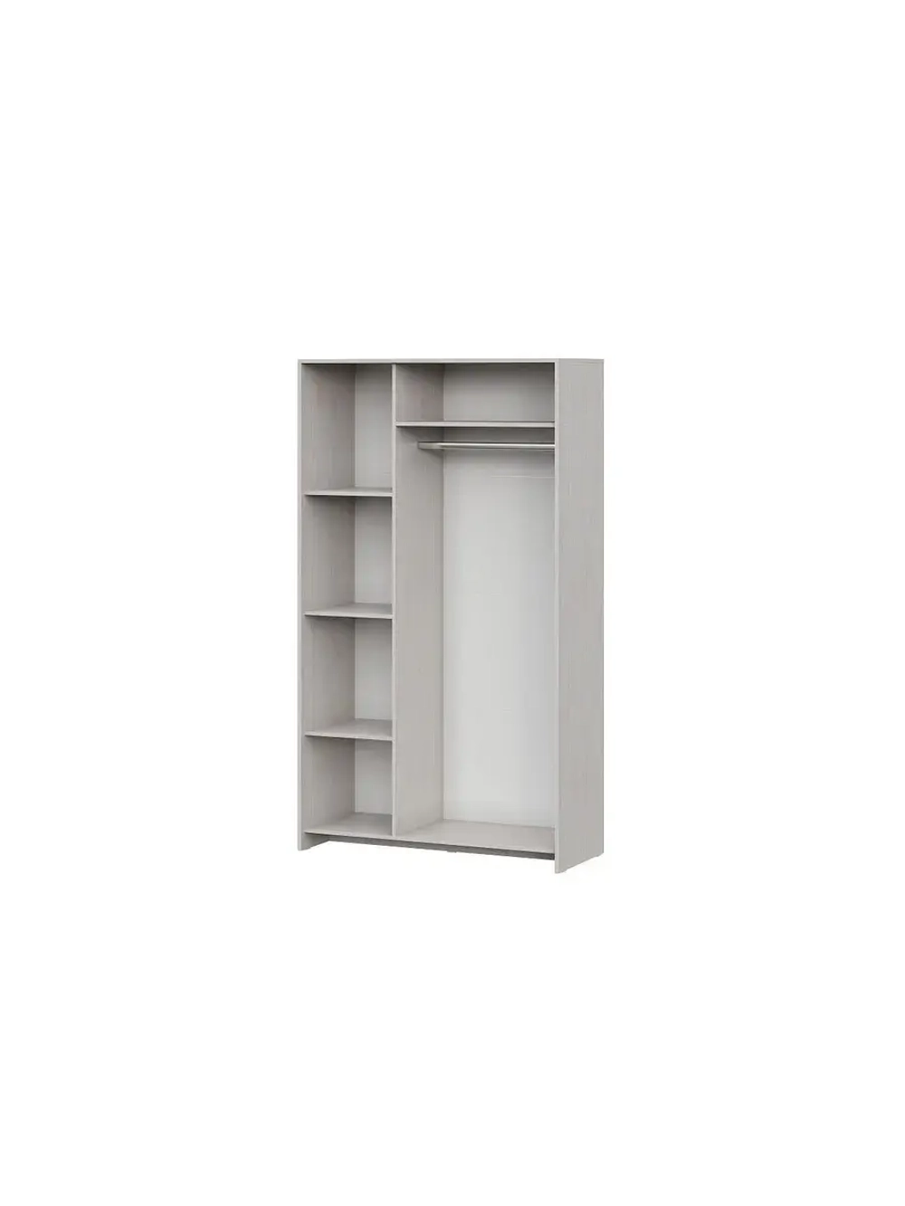 Шкаф для одежды распашной Ясень Анкор светлый 120х50х209 см