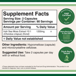 Double Wood Supplements - Irish Sea Moss Gel - 31 x 8 fl oz servings
