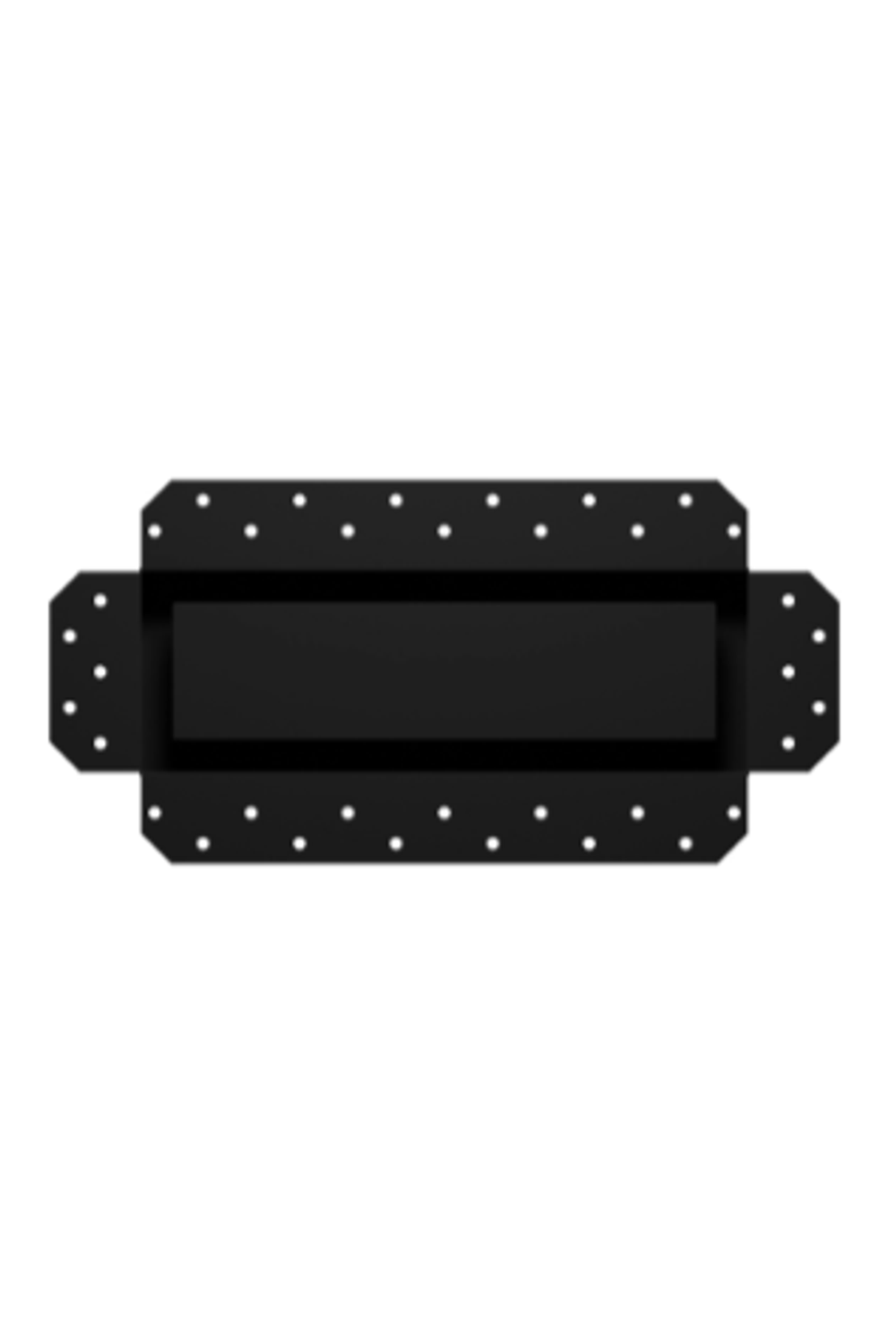 Решетка вентиляционная SGR 250x100 окраш.сталь Matt black ERA