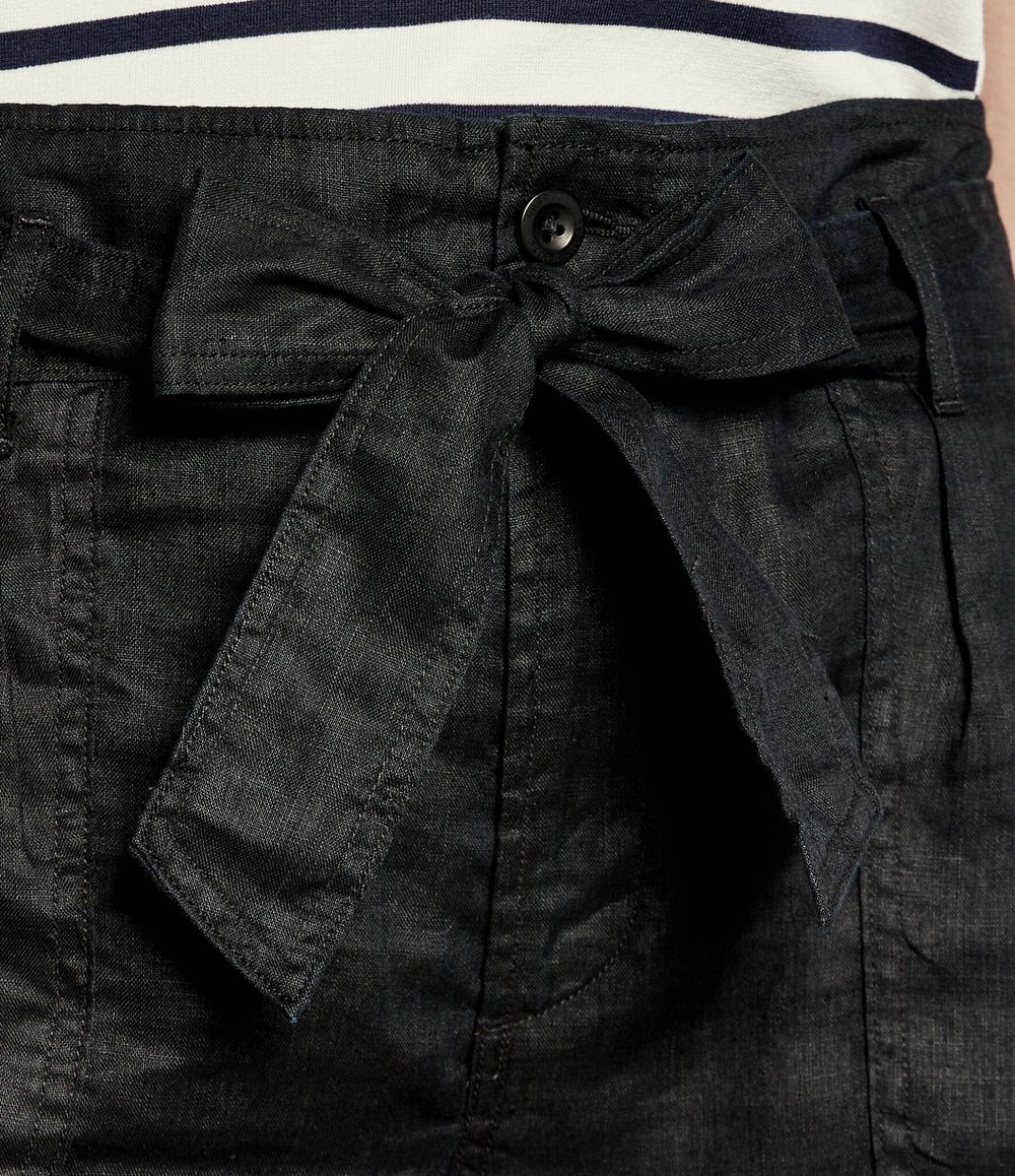 Льняное шорты DAVIANA LAUREN RALPH LAUREN - черный(200862092)