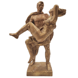 Динес Ю. С. Влюблённые. Оригинальная модель. Гипс, ручная роспись. 1997