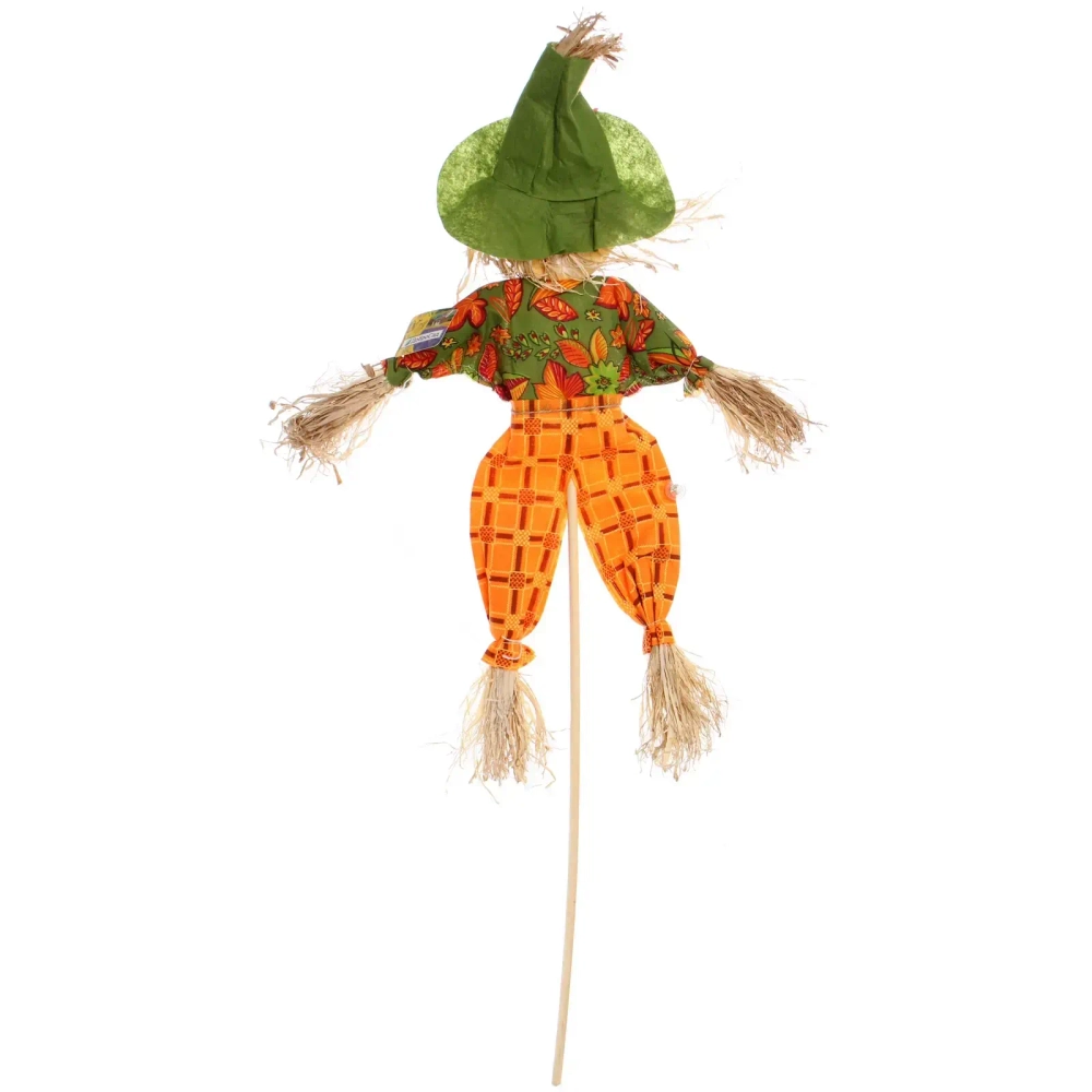 Фигура садовая «Пугало - Мартин» в зеленой шляпе 55 (85) см ДоброСад