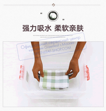 Полотенце махровое клетчатое 30x76, KARDLI, Greenleaf