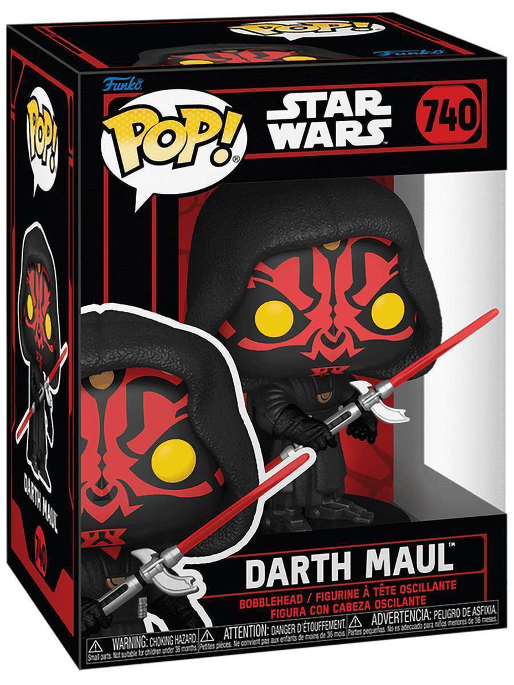 Фигурка Funko POP! Bobble Star Wars Darkside Darth Maul in Robe (740) 80771