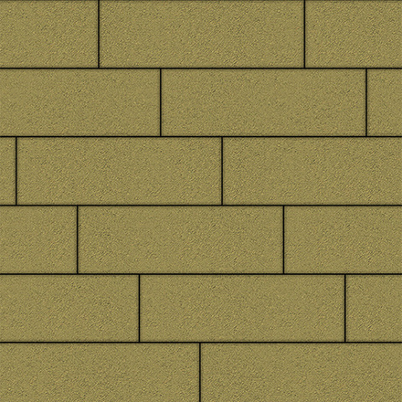 Тротуарная плитка ПРЯМОУГОЛЬНИК 750х250 мм - Стандарт Желтый