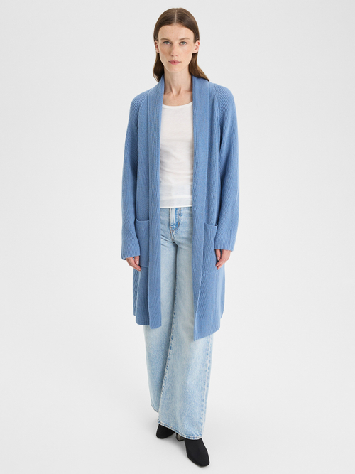 Удлиненный кардиган-пальто