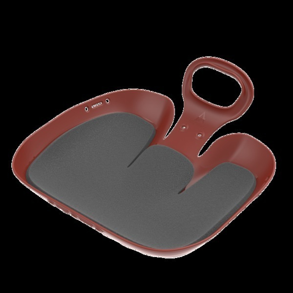 Санки-ледянки «Вираж» с мягкой сидушкой 39×37×14 см, цвет МИКС