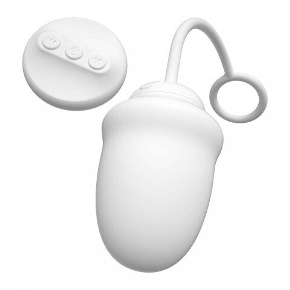 Виброяйцо DryWell Scarlett на дистанционном пульте управления