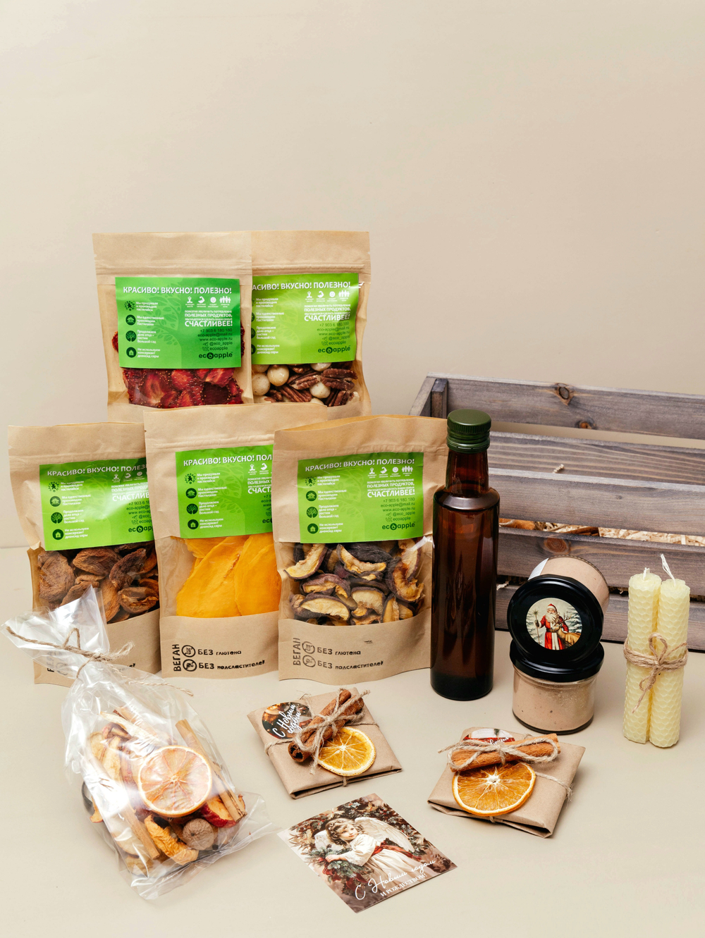 Набор "Премиум бокс" в деревянном ящике