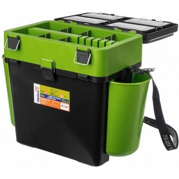 Ящик зимний Helios &quot;FishBox&quot; (19л) зеленый