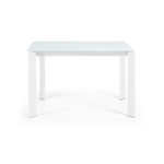 Стол обеденный Atta 120(180)x80 белое стекло